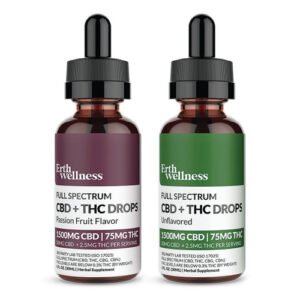 ERTH WELLNESS RELIEF DROPS 6000/75 CBD + THC