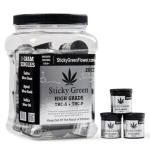 STICKY GREEN 1 GRAM THCA FLOWER 20CT